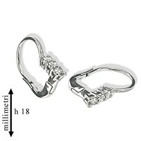 Orecchini Gemoro Donna in Oro bianco Diamante 0.30 Ct OB409BIA30 - OB409BIA30